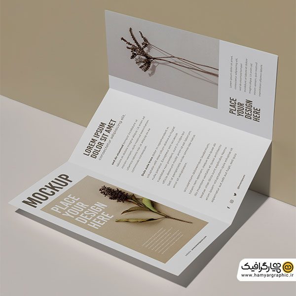 دانلود موکاپ رایگان بروشور