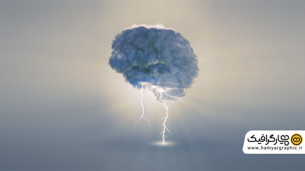 عکس مغز و ابر