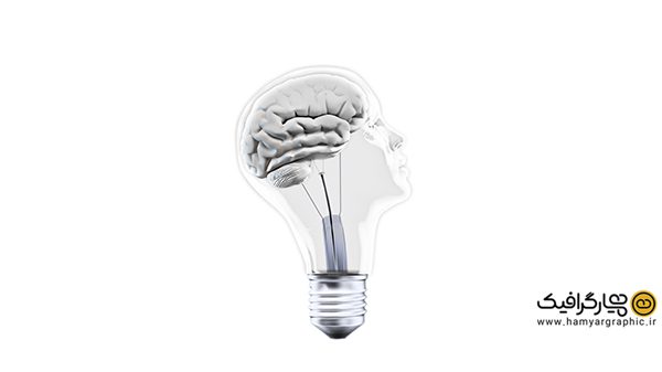 عکس مغز و لامپ