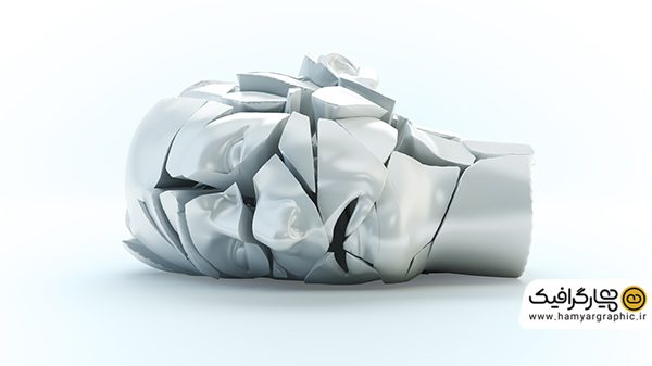 عکس سه بعدی سر انسان