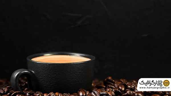 بکگراند رایگان ماگ و قهوه