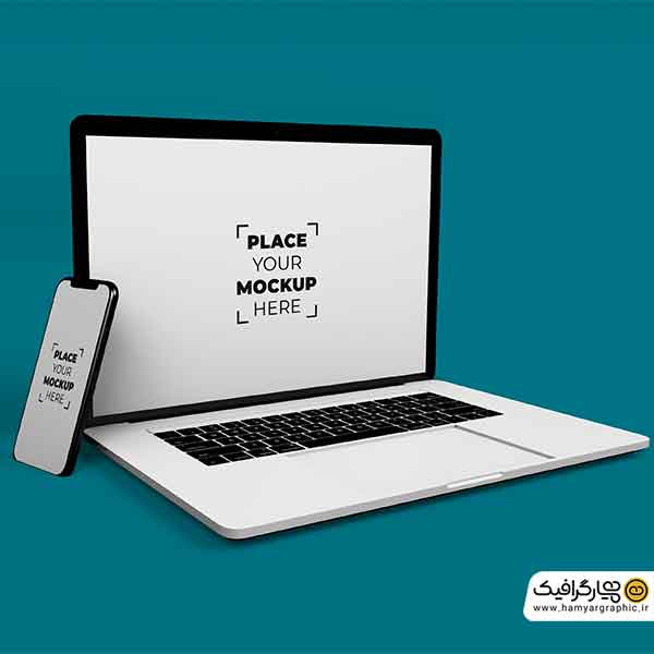 موکاپ رایگان لپ تاپ و موبایل