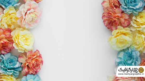 بکگراند رایگان گل