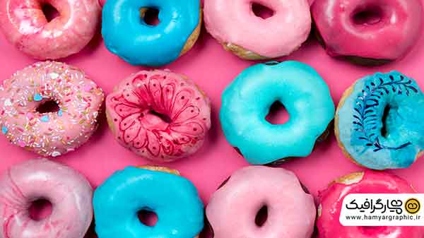 بکگراند رایگان دونات