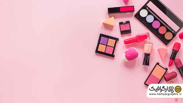بکگراند لوازم ارایشی
