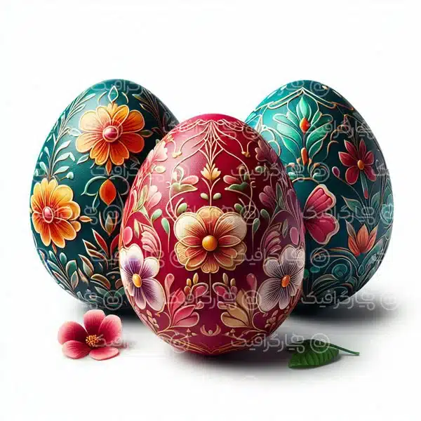تخم مرغ های رنگارنگ عید