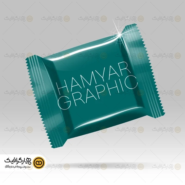 طرح موکاپ بسته بندی شکلات
