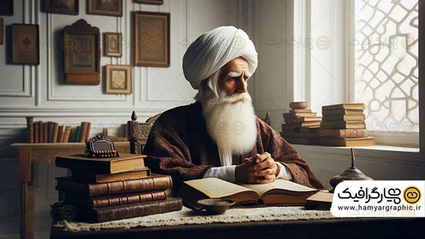 عکس عطار نیشابوری با کیفیت