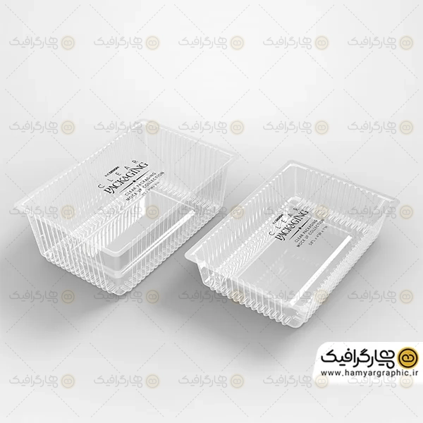 موکاپ ظرف پلاستیکی