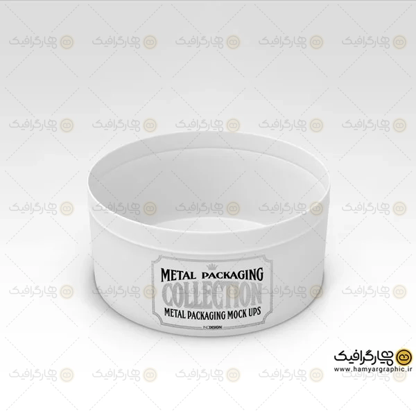موکاپ قوطی فلزی