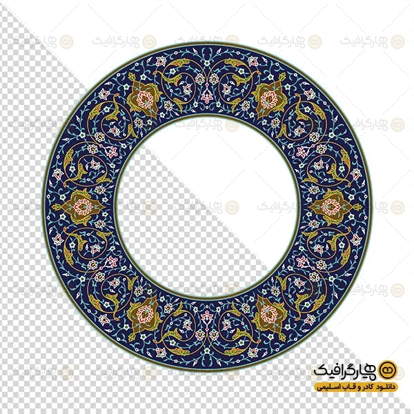 عکس قاب کاشی کاری ایرانی