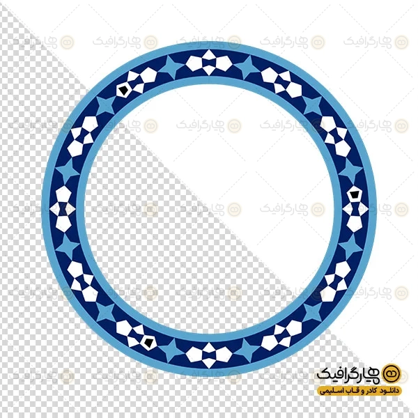 عکس کاشی گرد سنتی