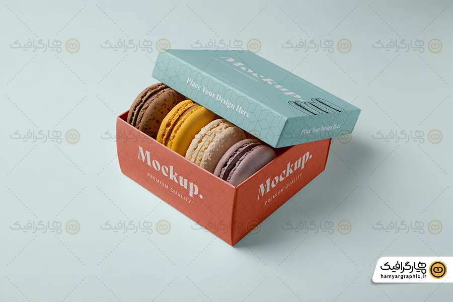 موکاپ جعبه شیرینی