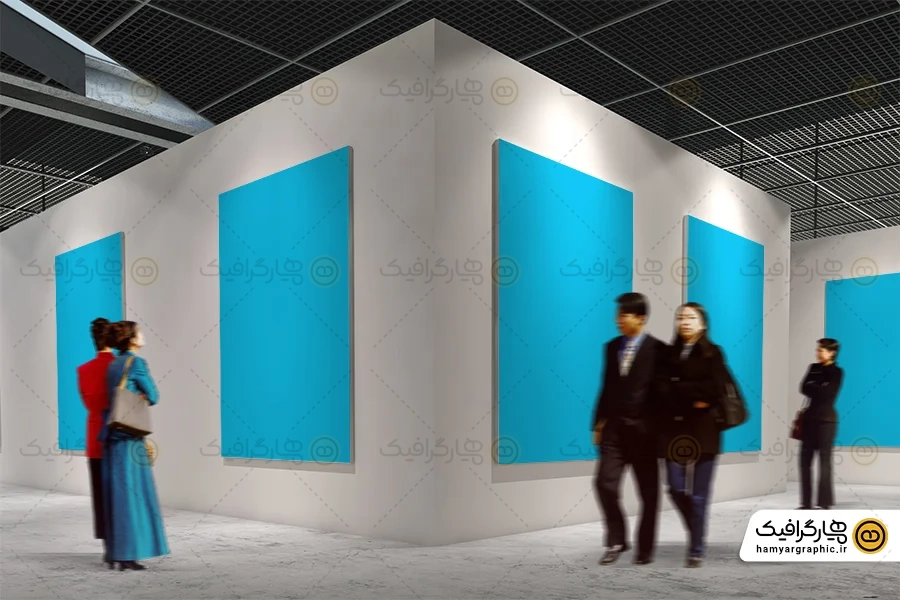 موکاپ گالری آثار هنری