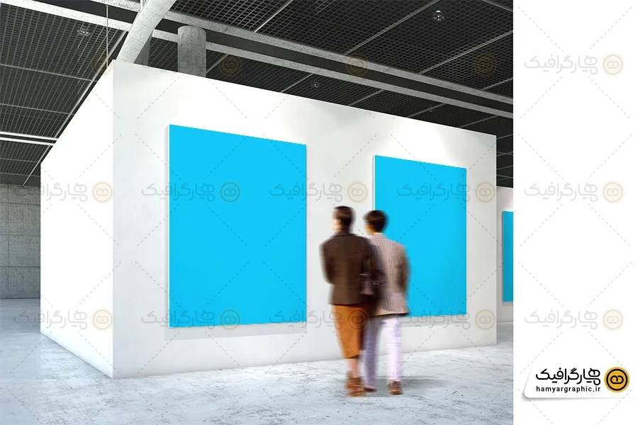 فایل PSD موکاپ گالری