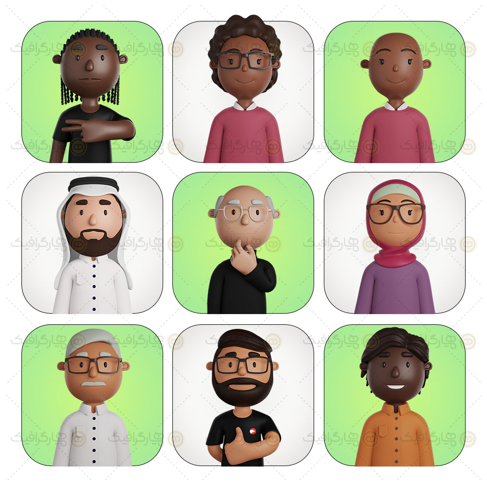 دانلود آواتار سه بعدی