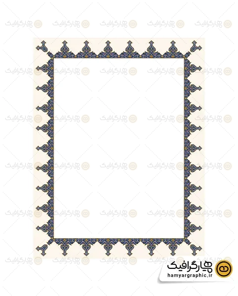 تصویر HD قاب کاشی کاری