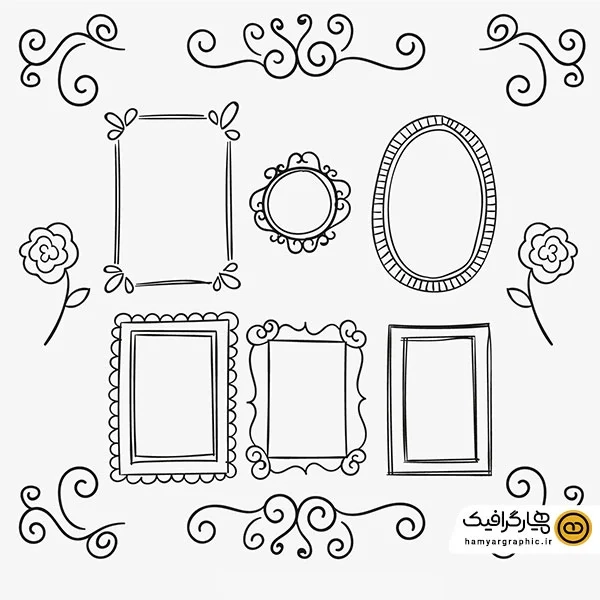 دانلود طرحهای قاب و حاشیه اسلیمی و ایرانی