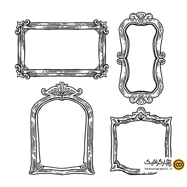 دانلود قاب و طرح اسلیمی
