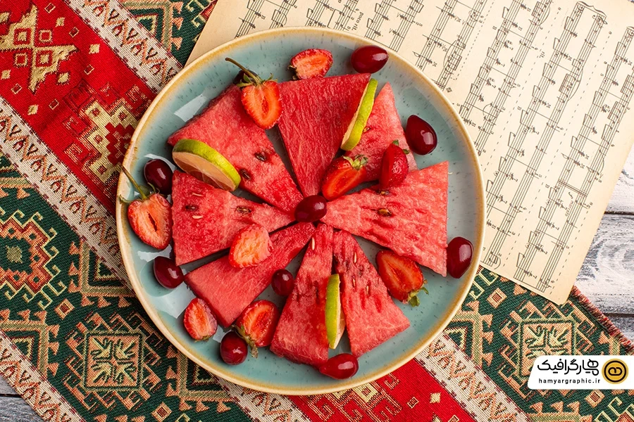 دانلود عکس هندوانه شب یلدا