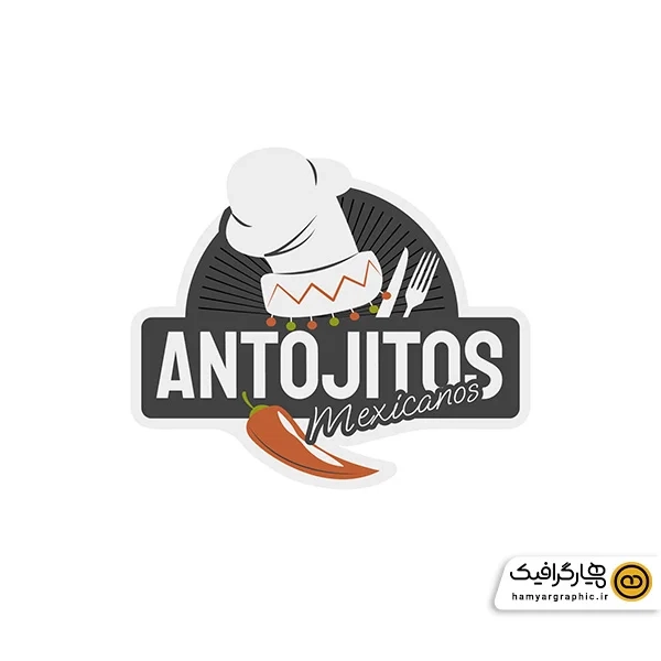 دانلود جذاب وکتور لوگو رستوران