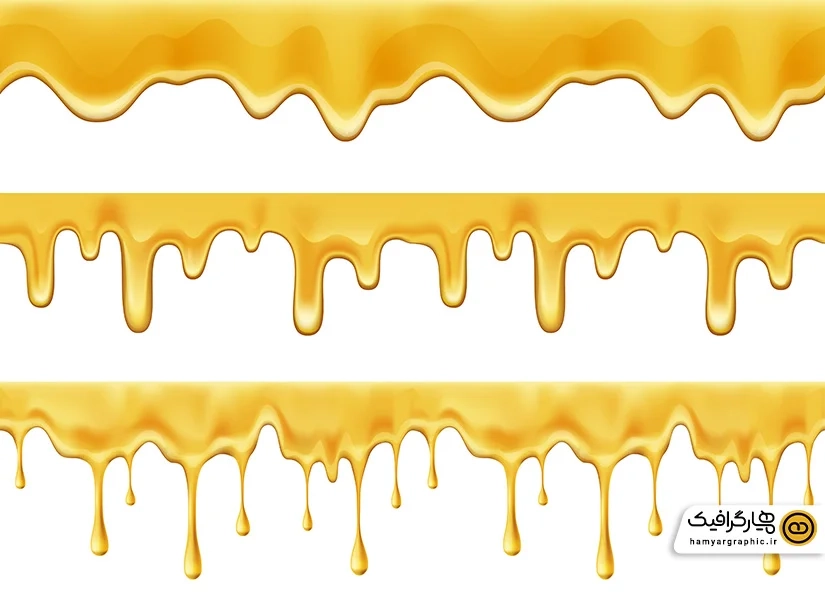 دانلود وکتور طرح عسل
