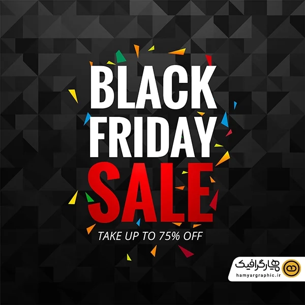 وکتور لوگو بلک فرایدی