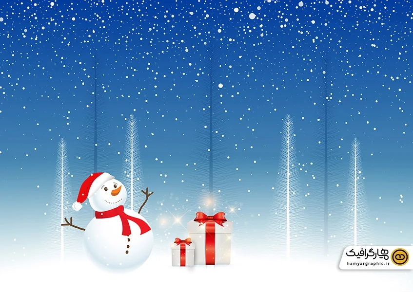 دانلود وکتور فانتزی زمستان