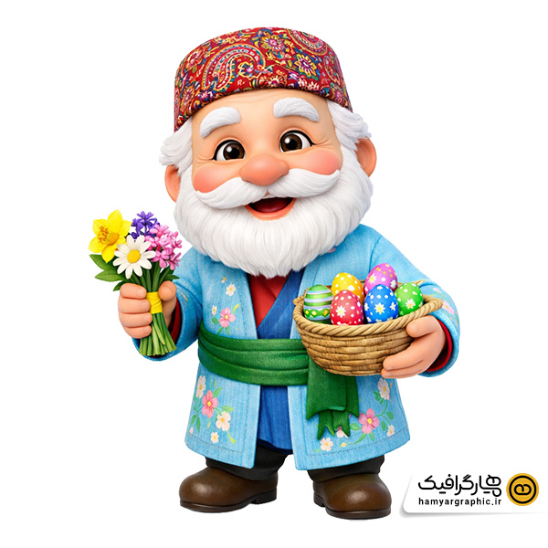 عکس با کیفیت کاراکتر عمو نوروز